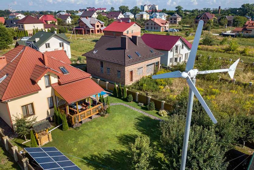 A windmill in a neighborhood

AI-generated content may be incorrect.